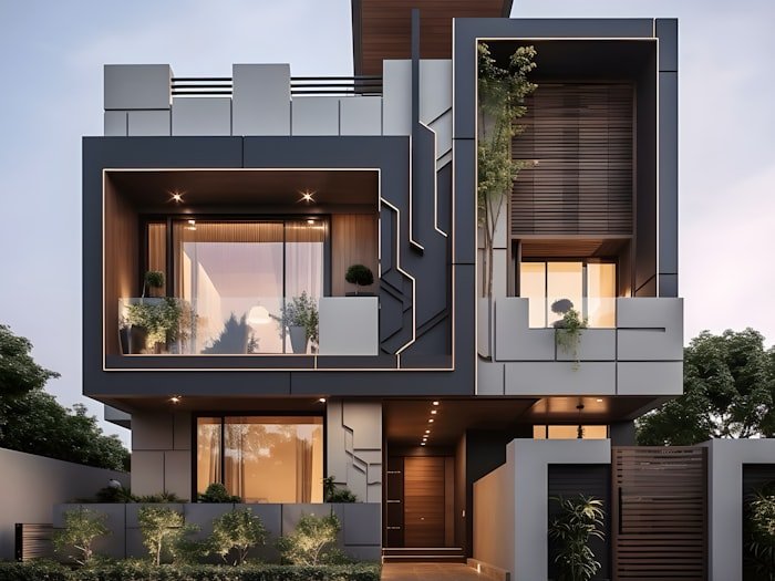 An apartment building